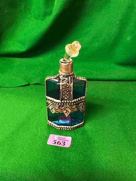 Lovely Middle Eastern Perfume Bottle In Bohemia Style Cms H