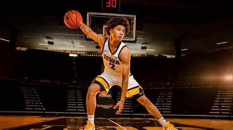 Photos of Iowa Hawkeyes men's basketball media day on Oct. 5, 2022