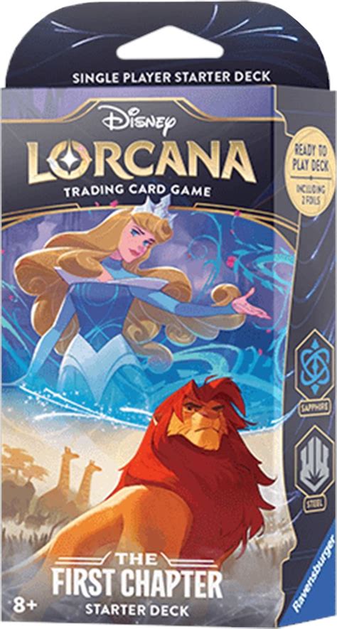 Disney Lorcana The First Chapter Starter Deck Sapphire And Steel The