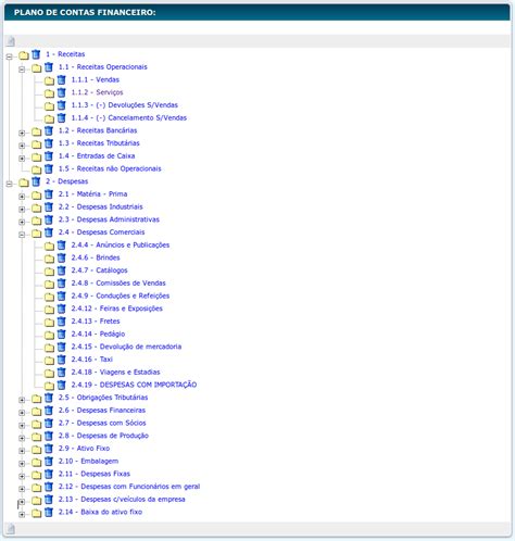 Exemplo De Plano De Contas Simples Novo Exemplo