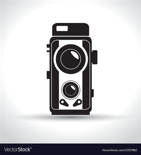 Vintage photography camera design graphic Vector Image