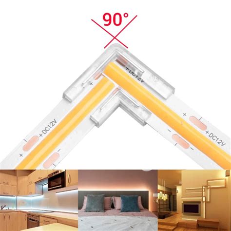 L förmiger Anschluss für COB LED Streifen einfache und sichere