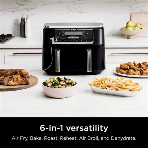 Ninja Dz Foodi Quart In Dualzone Smart Xl Air Fryer With