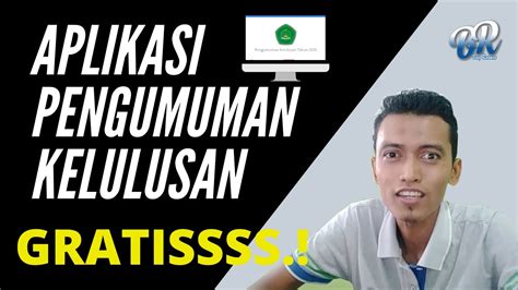 Aplikasi Pengumuman Kelulusan Online Gratis Untuk Sekolah Dan Madrasah Di Indonesia Youtube