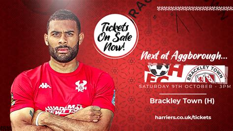 Saturday: Harriers host Brackley - Official Website of the Harriers ...