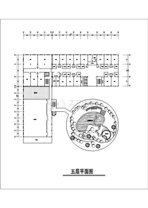 某酒店各层装修平面布置cad施工图纸酒店土木在线