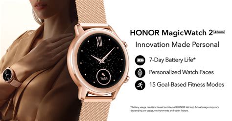 Buy HONOR MagicWatch 2 42mm 15 Goal Based Fitness Modes HONOR