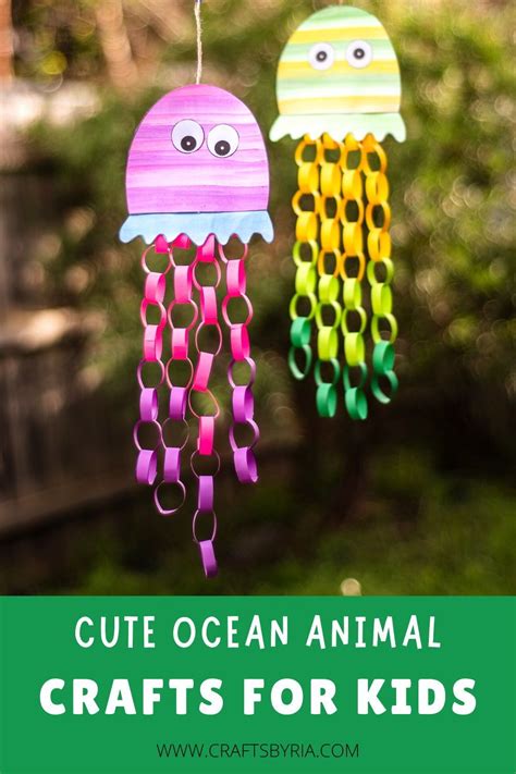 Easy Ocean animal crafts for kids - Crafts By Ria | Ocean animal crafts ...