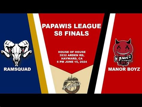 Papawis League S Championship Ramsquad Vs Manor Boyz Youtube