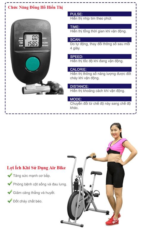 Xe đạp Tập Thể Dục Air Bike Kiến Thức Cho Người Lao Động Việt Nam