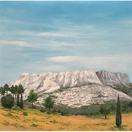 Peinture La Sainte Victoire Par Blandin Magali Carr D Artistes