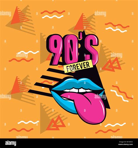 90s Forever Design Stock Vector Image And Art Alamy