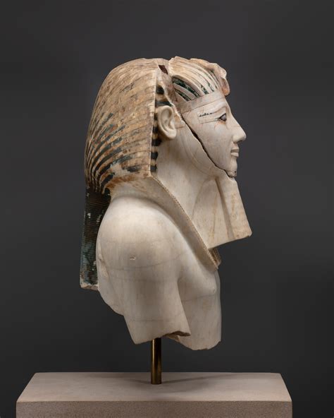 Upper part of a statue of Thutmose III | New Kingdom | The Metropolitan ...