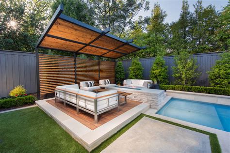 Lansdowne Modern Swimming Pool Outdoor Living Moderno Piscina Dallas De Randy Angell