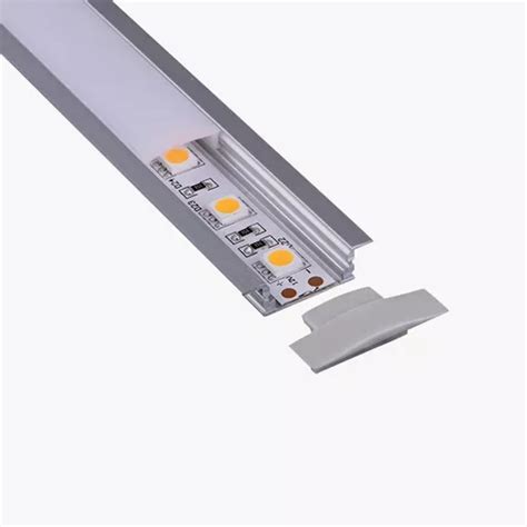 Perfil De Aluminio De Embutir Con Alas Para Tira Led X M