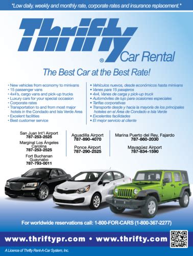 Thrifty Car Rental Infopáginas