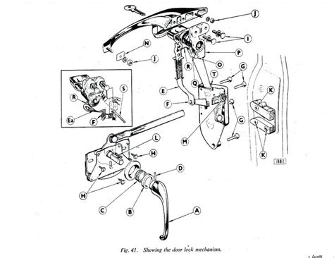 Door Locking Mechanism Diagram