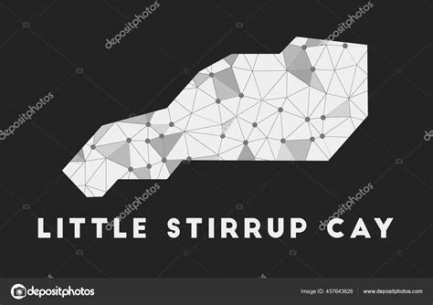 Little Stirrup Cay communication network map of island Little Stirrup ...