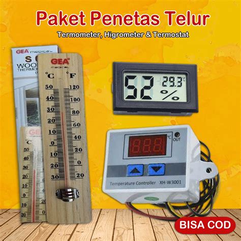 Jual Paket Alat Penetas Telur Termostat Digital Xh W Higrometer