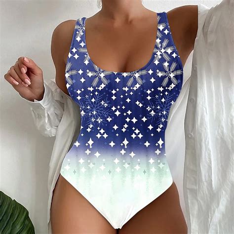 Amidoa Womens Swimsuits Tankini Slimming One Piece Sparkly Monokini