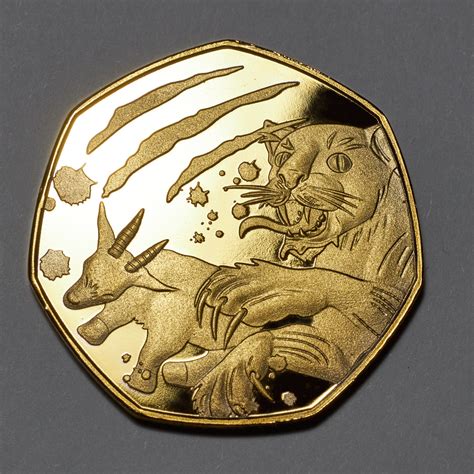 The Beast Of Bodmin Moor 24ct Gold The Commemorative Coin Company