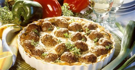 Potato Meatball Casserole with Scallions recipe | Eat Smarter USA