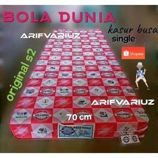 Jual 1 Keping Kasur Busa Bola Dunia Single 75 80 Atau 90 Cm Tebal 10 Cm