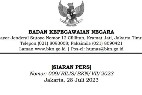 Bkn Resmi Ubah Periode Kenaikan Pangkat Pns Berikut Jadwal Baru