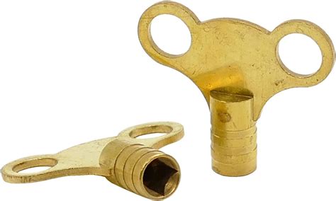 QUERGO Solid Brass Radiator Keys Radiator Bleeding Key Radiator