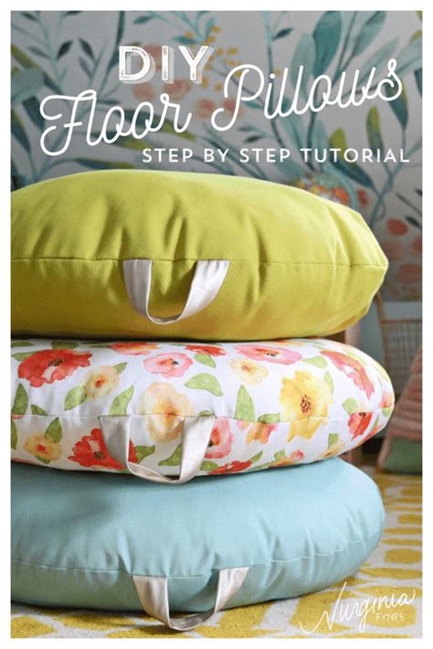 DIY Floor Pillows to Sew