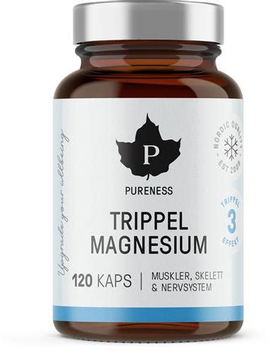 Köp Pureness Trippel Magnesium 120 st Apoteket se