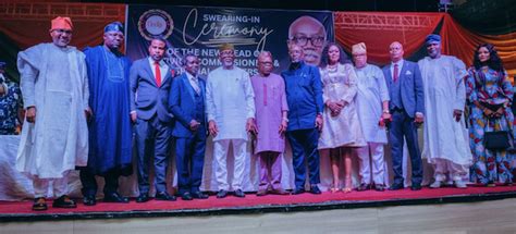 AIYEDATIWA SWEARS IN SIX COMMISSIONERS EIGHT SPECIALS ADVISERS HoS