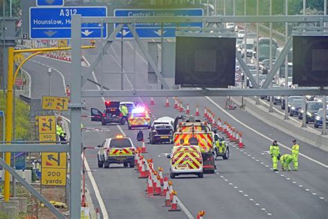 Girl 10 Fights For Life After Four Car Crash On M4 Near Heathrow