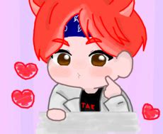 kim taehyung  bts desenho de razu gartic