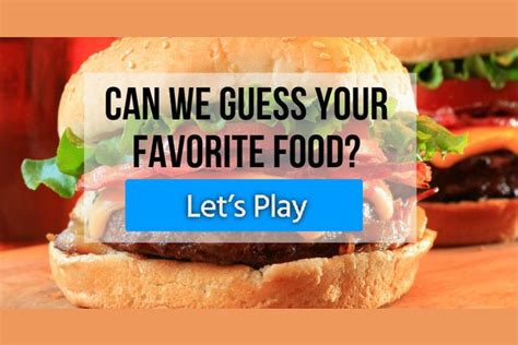 Can We Guess Your Favorite Food