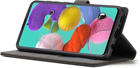 Étui De Protection En Cuir Synthétique Samsung Galaxy A53 5g Fermeture Magnétique Avec