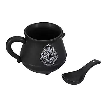 Harry Potter Wizards Potion Cauldron Soup Mug Spoon Curvissa