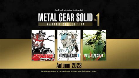 Metal Gear Solid Master Collection Vol 1 Announced Niche Gamer