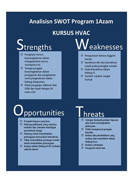 Analisis Swot Perniagaan Colin Hughes