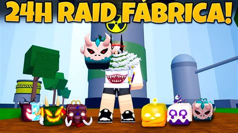 Passei Horas Girando As Novas Frutas Na Raid F Brica Do Blox Fruit