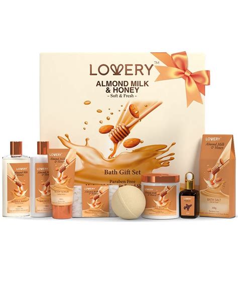 Lovery Almond Milk And Honey Spa Kit 9 Piece Macys