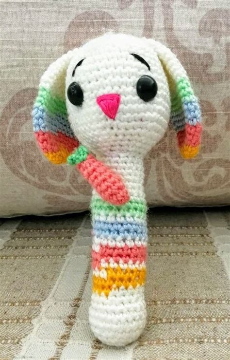 Amigurumi Şapşik Tavşan Çıngırak Yapımı