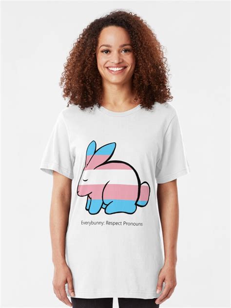 Transgender Flag Bunny T Shirt By Tomigiru Redbubble