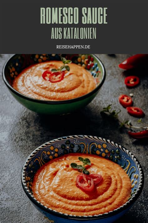 Spanische Romesco Sauce Rezept Reisehappen