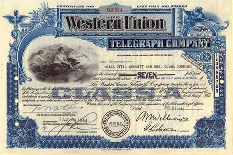 Western Union Telegraph Company (Western Union no longer sending ...