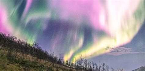 Une tempête solaire provoque de rares aurores boréales roses en Norvège