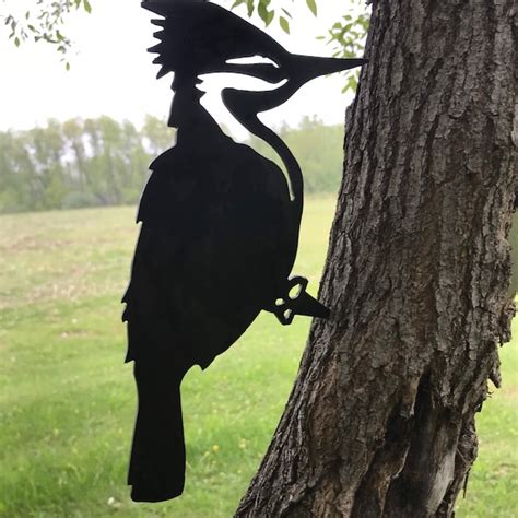 Metal Woodpeckers Outdoor Art Etsy