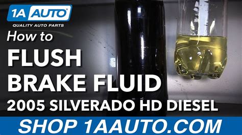 How To Flush Brake Fluid System 2000 06 Chevy Silverado 2500 Diesel 1a Auto