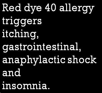 Red Dye Allergy Symptoms, Causes and Treatment - Allergy Symptoms