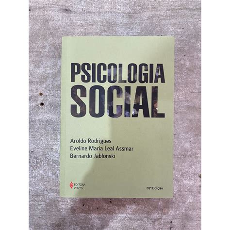 Psicologia Social Aroldo Rodrigues Shopee Brasil